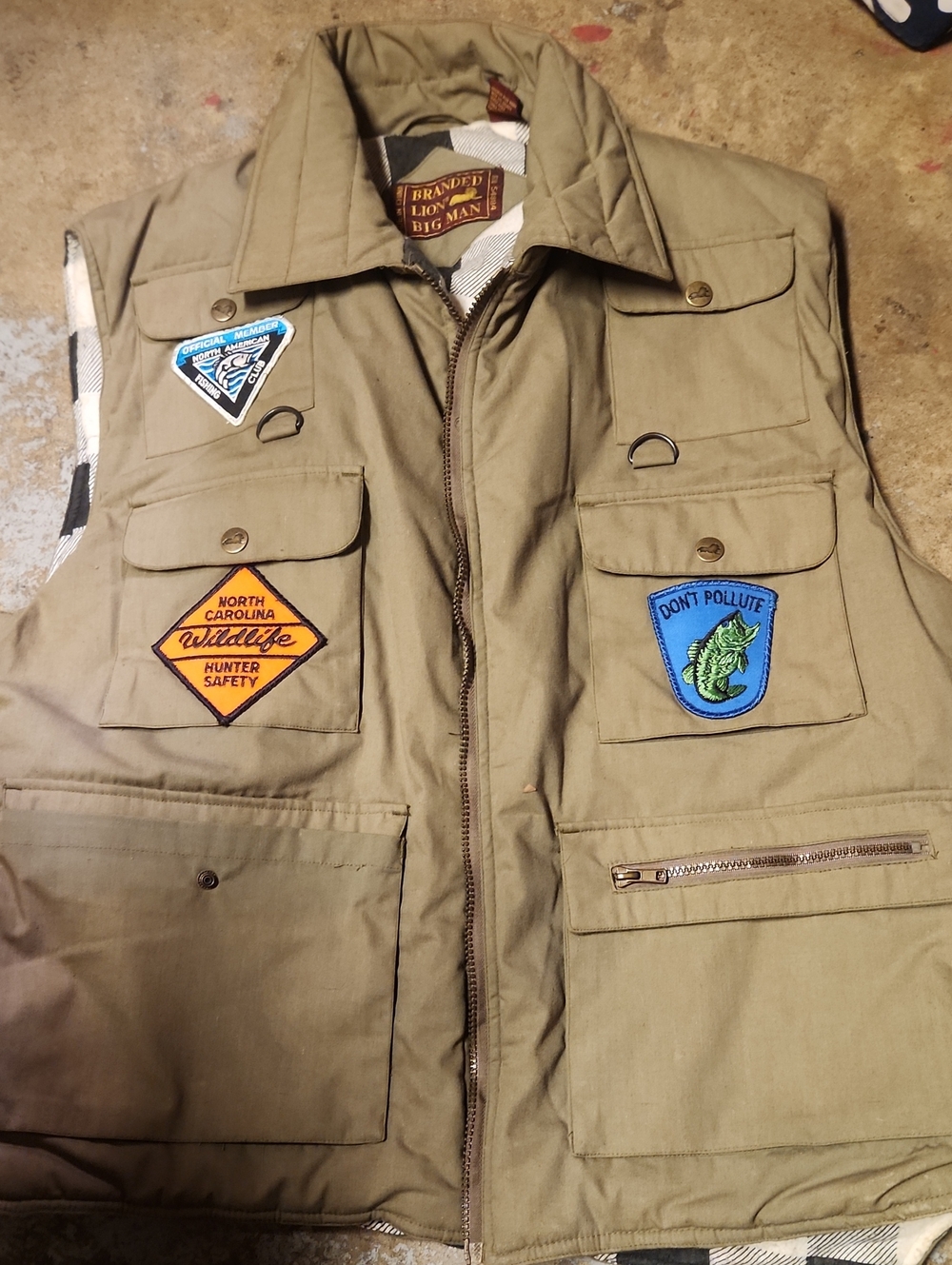 Khaki Utility Vest - Men's Outdoor Workwear